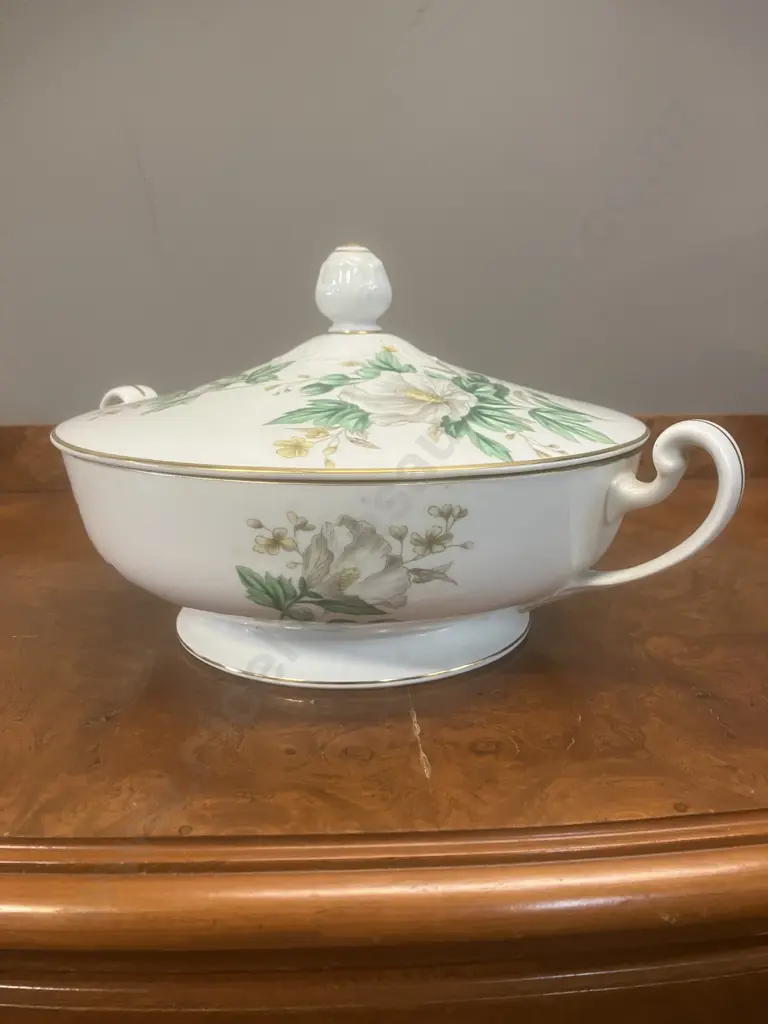 Mid Century c1952-1953 Gramercy by Noritake RC Japan Porcelain Covered Vegetable Serving Bowl Image 1++