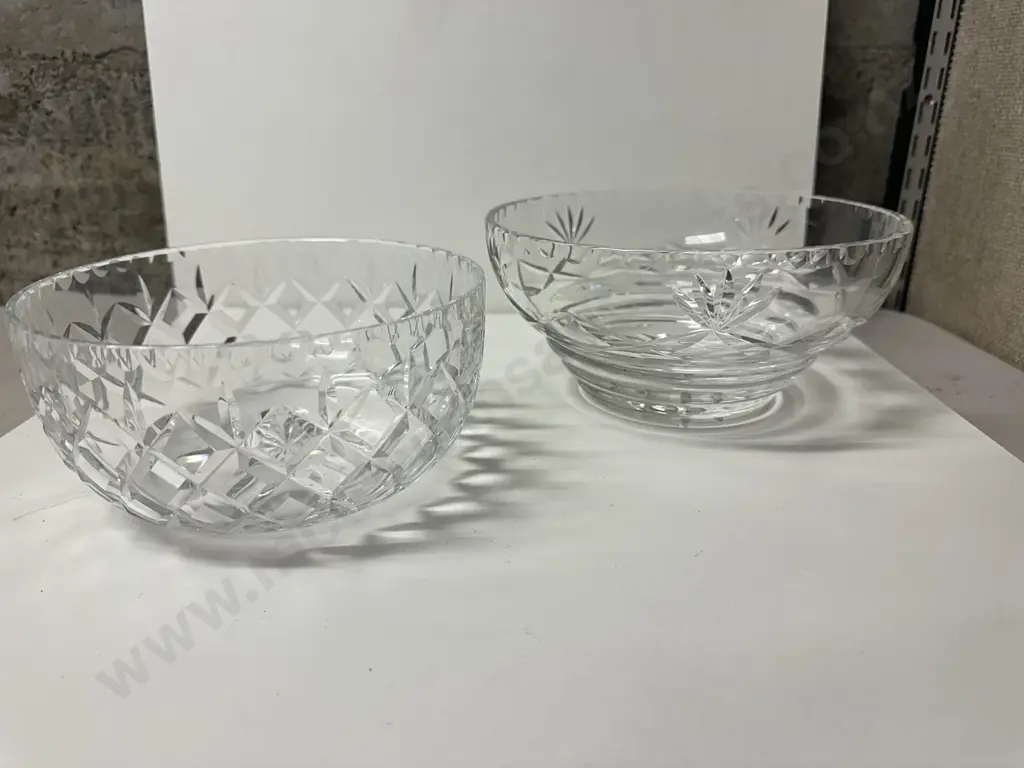 Vintage Crystal Bowls Including Footed Image 1++