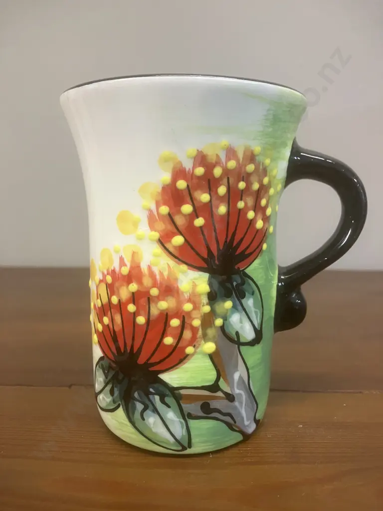 Vintage Splashy NZ Coffee Cup Image 1++