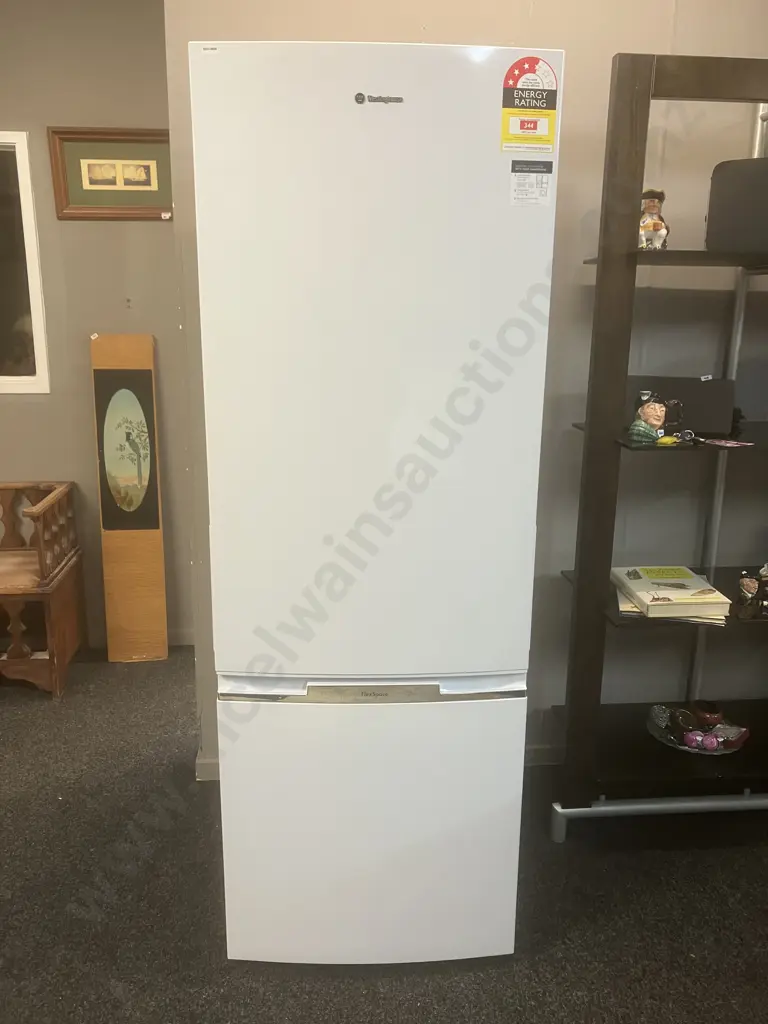 Westinghouse 346L Bottom Mount Frost Free Fridge Freezer - White. WBB3700WH Image 1++
