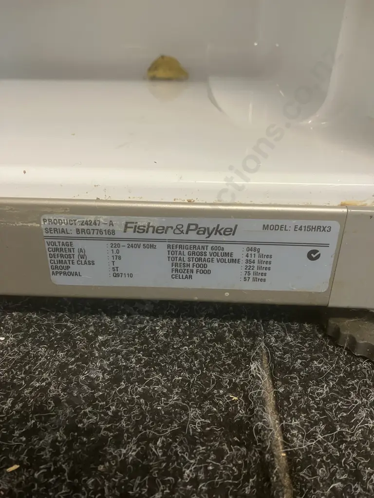 Fisher & Paykel 354 Litre ActiveSmart Fridge-Freezer With Bottom Drawer Model E415HRX3, Stainless Steel, #BRG776168 Image 1++
