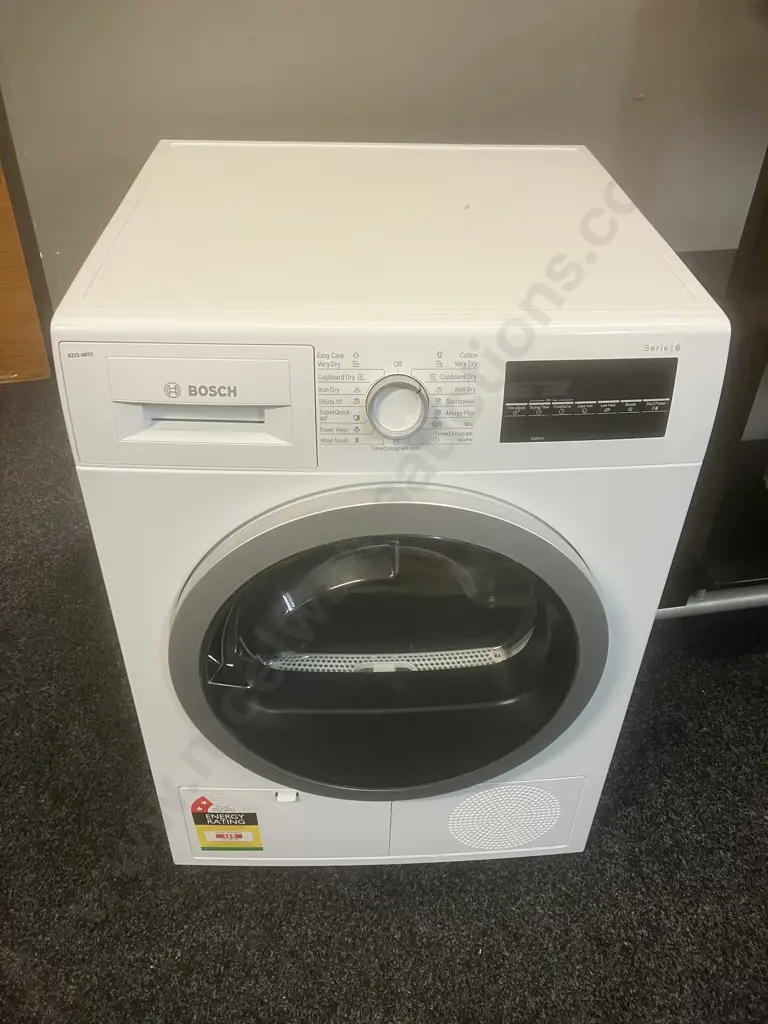 Bosch 8kg Series 6 Condenser Clothes Dryer - White. WTG86400AU Image 1++
