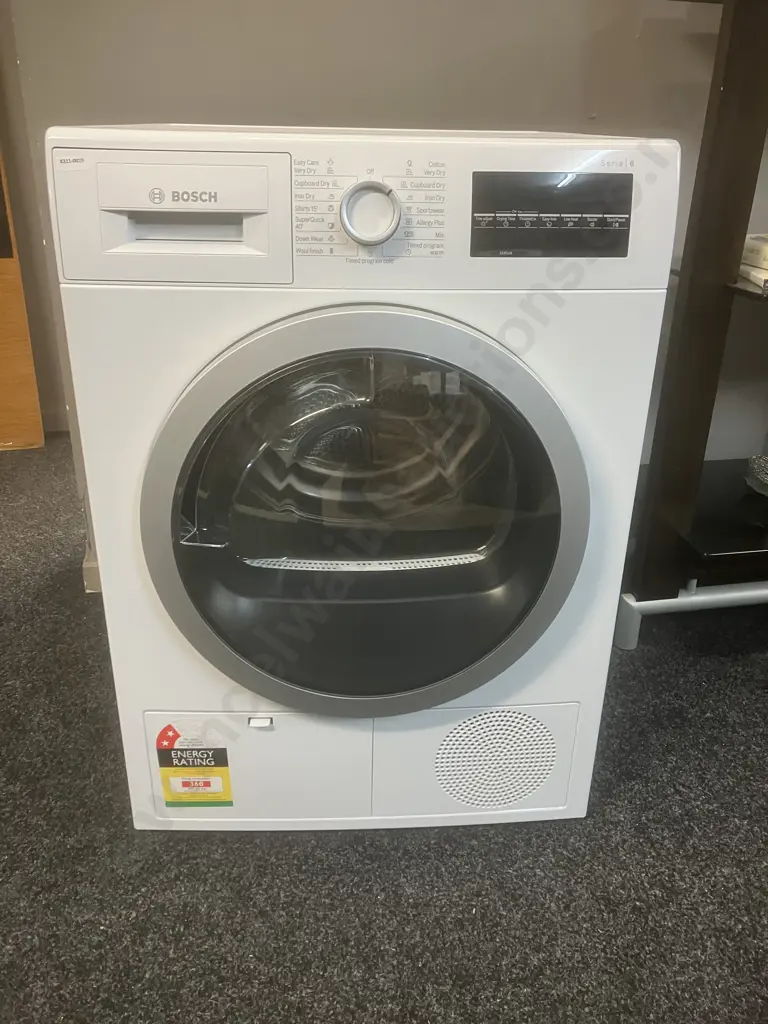 Bosch 8kg Series 6 Condenser Clothes Dryer - White. WTG86400AU Image 1++