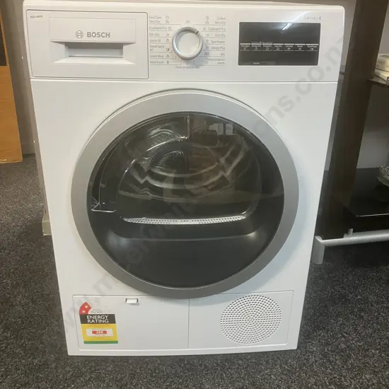 Bosch 8kg Series 6 Condenser Clothes Dryer - White. WTG86400AU