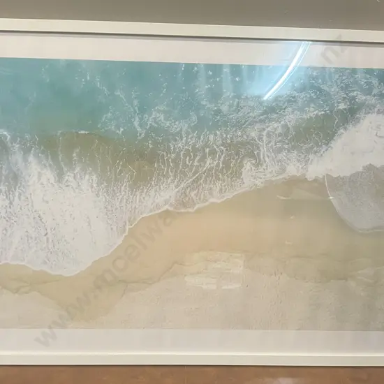Beach Art Print Framed. 60 x 90cm