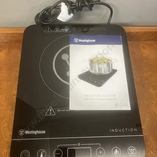Westinghouse Induction Single Hot Plate Black With Manual - WHlCO1K