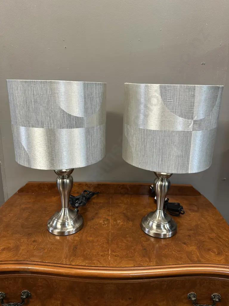 Pair Of Homemaker Hudson Table Lamps H43cm. Image 1++