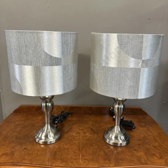 Pair Of Homemaker Hudson Table Lamps H43cm.