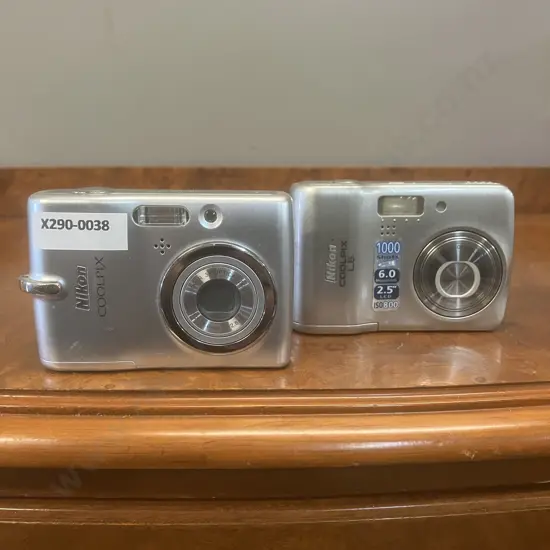 Nikon Coolpix L6 & L11 Digital Camera's 6MP With Nikkor 3x Optical Zoom - Silver