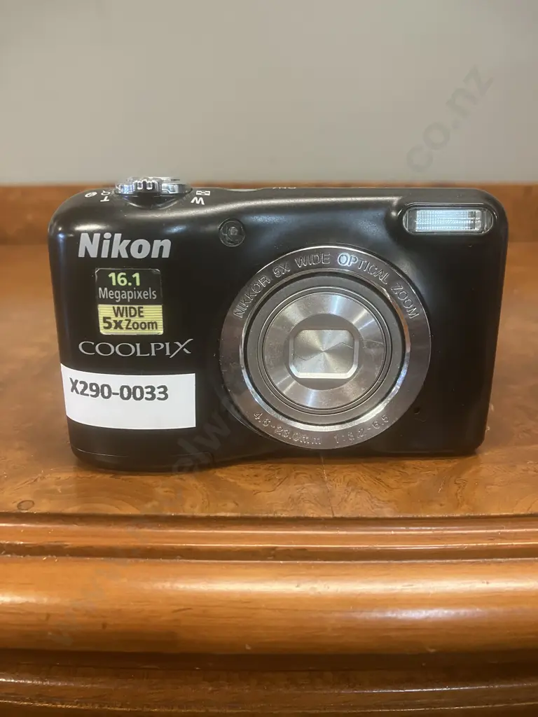 Nikon Coolpix L29 Compact Digital Camera 16.1MP With Nikkor 5x Wide Optical Zoom - Black Image 1++