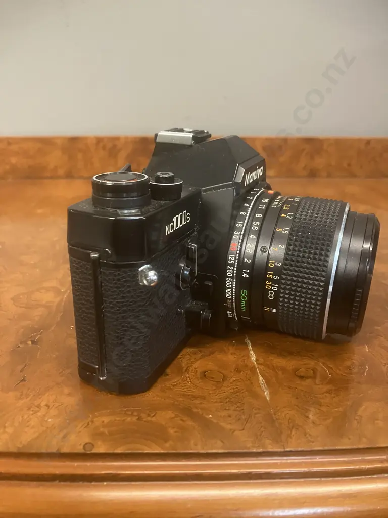 Mamiya NC1000s 35mm SLR Film Camera With Mamiya Sekor Auto CS 50mm F1.4 MF Standard Lens Image 1++