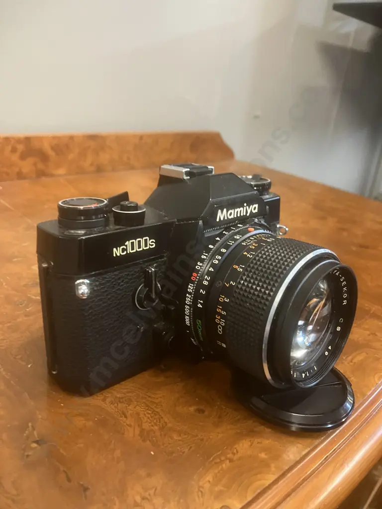 Mamiya NC1000s 35mm SLR Film Camera With Mamiya Sekor Auto CS 50mm F1.4 MF Standard Lens Image 1++