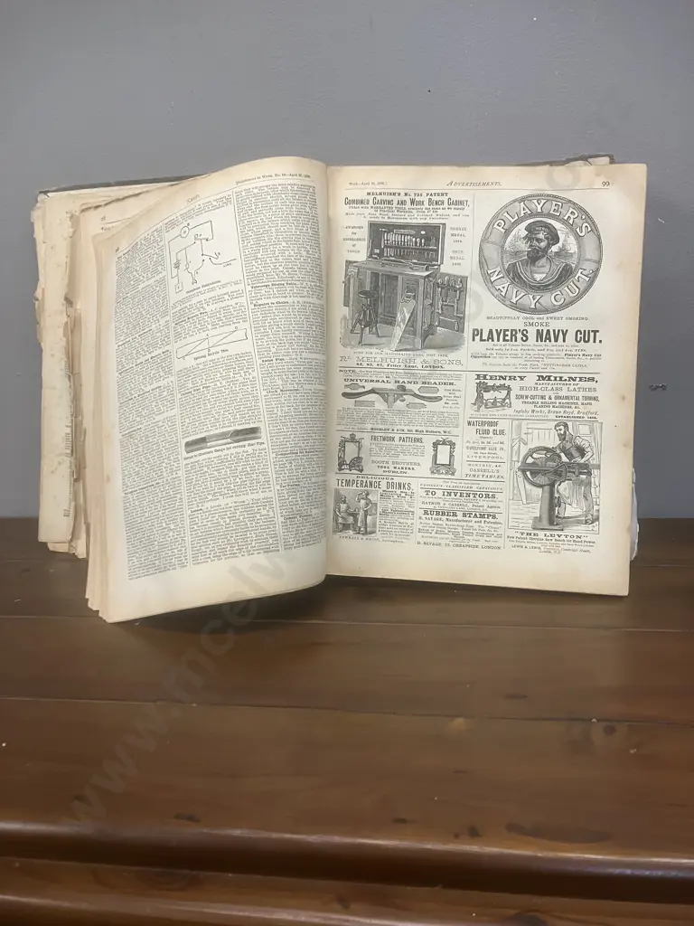 WORK: An Illustrated Magazine of Practice... Francis Young (Editor) 1891 First Edition Hardcover, Publisher Cassell (AF) Image 1++