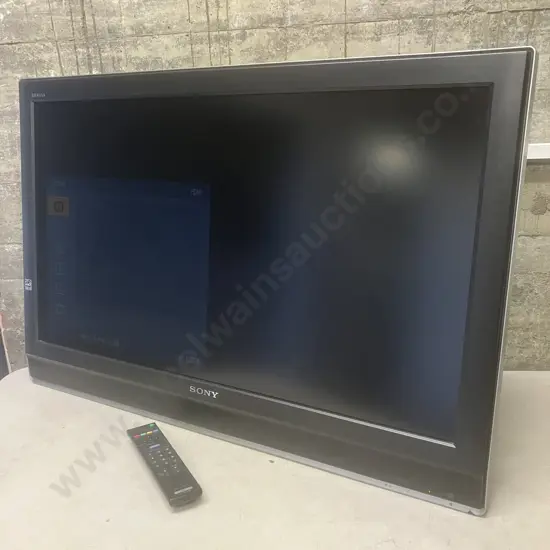 Sony 37" LCD Colour Tv With Remote Control KLV-37U300A (No Stand Or Power Lead)