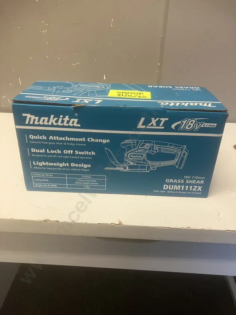 Makita LXT 18V 110mm Grass Shear DUM111ZX Tool Only Image 1++