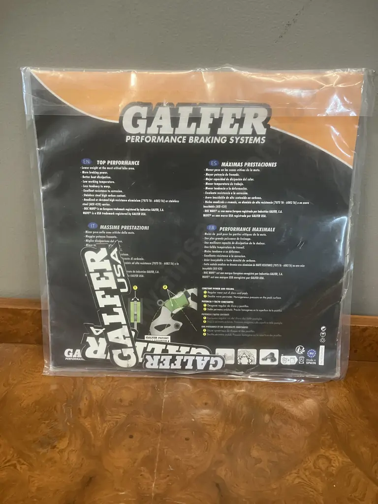 Motorbike Items - Galfer Wave® Brake Rotor - DF155W Part# 1710-3147 & Three x DID 420D-120RB Motorcycle Chains Image 1++