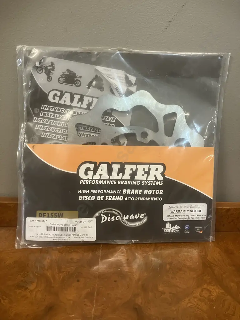 Motorbike Items - Galfer Wave® Brake Rotor - DF155W Part# 1710-3147 & Three x DID 420D-120RB Motorcycle Chains Image 1++