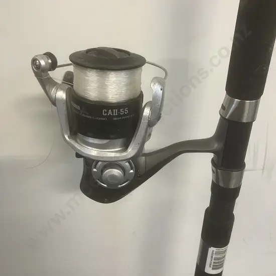 Okuma Cascade II 8.0" / 240cm 6-10kg 2 Piece Spin Rod With Okuma CAll-55 Spin Reel With Line