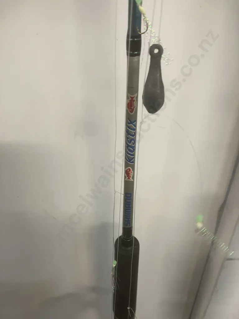 Shimano Kid Stix 551, Kid Stix 341 With R2000 Reel, Aluminum Handled Net Image 1++