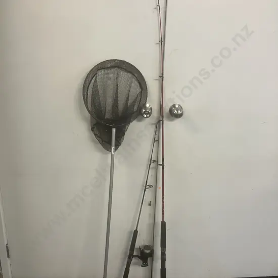Shimano Kid Stix 551, Kid Stix 341 With R2000 Reel, Aluminum Handled Net