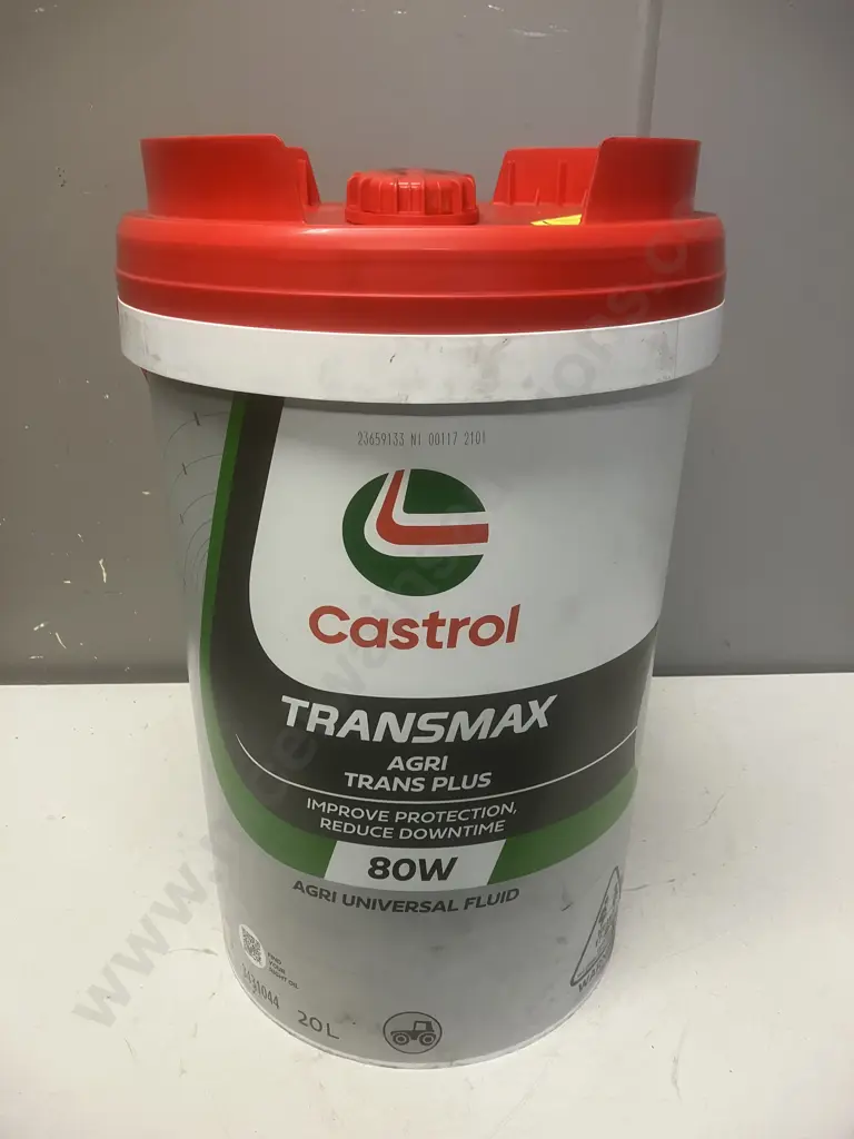 Castrol Transmax Agri Trans Plus 80W Agri Universal Fluid - 20 Litre Image 1++