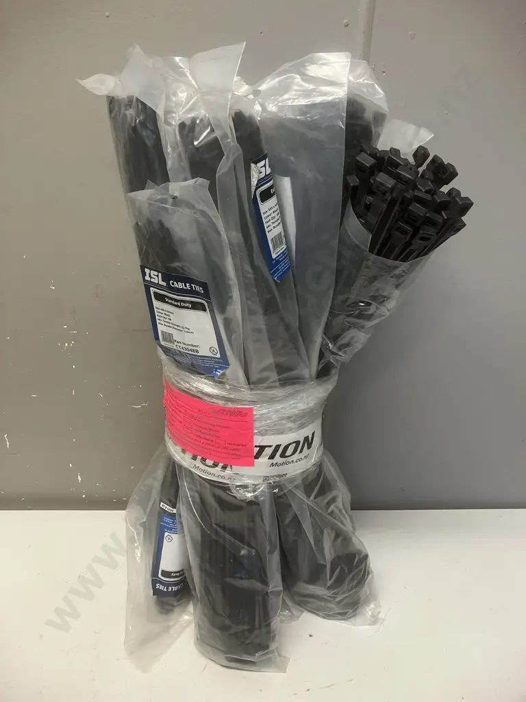Ten Bags Assorted ISL Cable Ties Image 1++