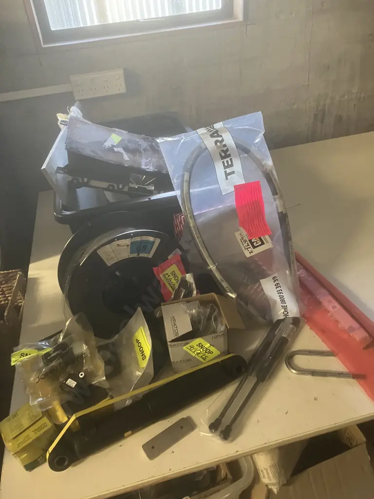 Sundry Items In Black Bin Image 1++