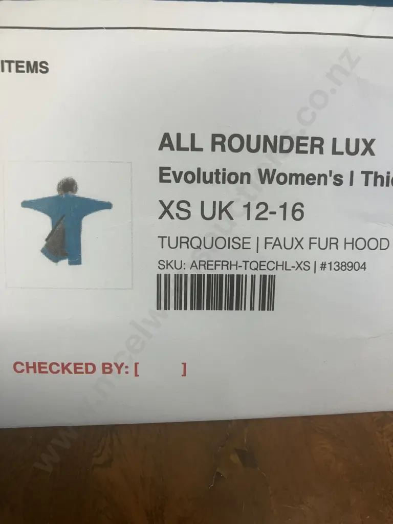 EQUIDRY All Rounder Lux - Evolution Women's / Thick Fleece / Turquoise XS UK 12-16,Faux Fur Hood (New With Tags) Image 1++