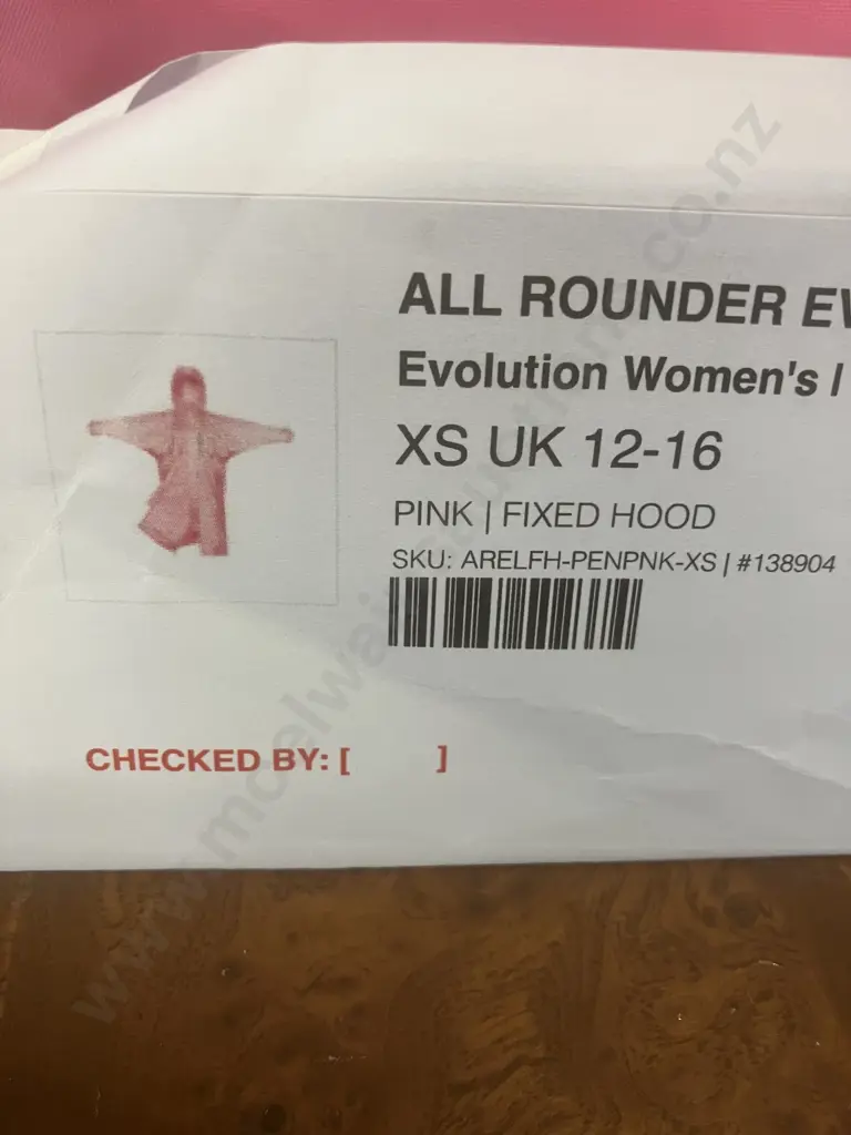 EQUIDRY All Rounder Evolution Lite - Womens / Thin Fleece / Penelope Pink XS UK 12-16 Fixed Hood (New With Tags) Image 1++