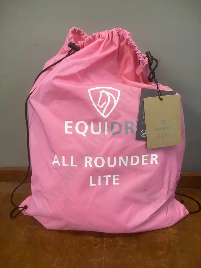 EQUIDRY All Rounder Evolution Lite - Womens / Thin Fleece / Penelope Pink XS UK 12-16 Fixed Hood (New With Tags) Image 1++