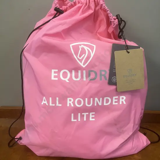 EQUIDRY All Rounder Evolution Lite - Womens / Thin Fleece / Penelope Pink XS UK 12-16 Fixed Hood (New With Tags)