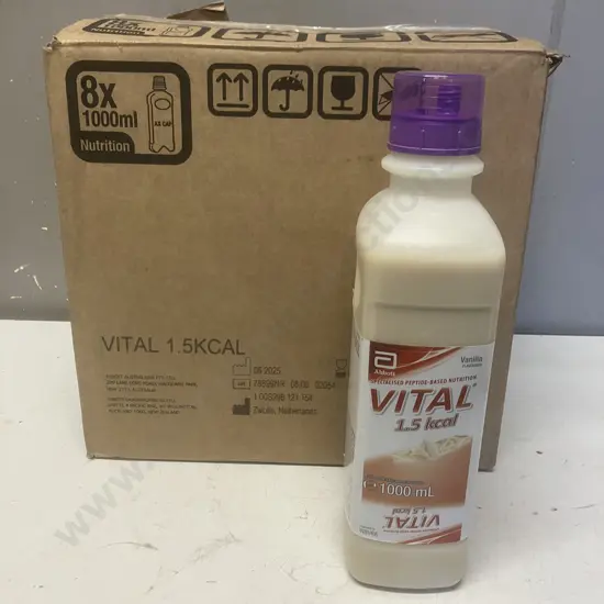 Abbott Vital 1.5kcal 8 x 1000ml Vanilla (Exp 09 / 2026)