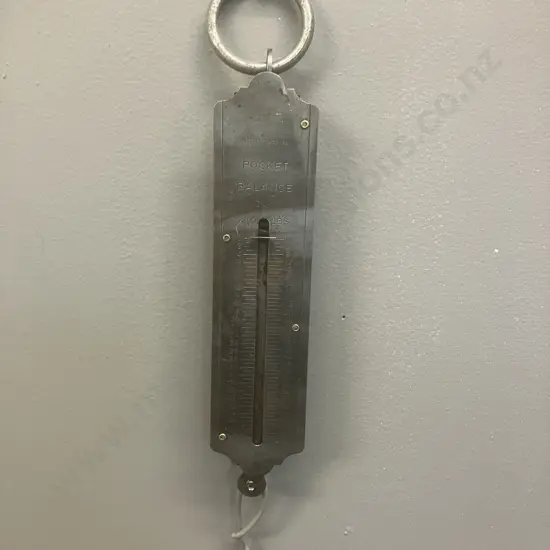 Vintage AHREM’s Pocket Balance Scale Good line Germany - 112 Lbs / 50Kg