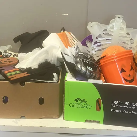 2 x Boxes Halloween Items