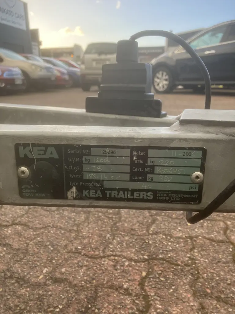2006 KEA K844T – Single Axle Heavy Duty Tipping Trailer With Cage & Trailer Cover, Reg 21/12/2026, WOF, New Spare Tyre Image 1++
