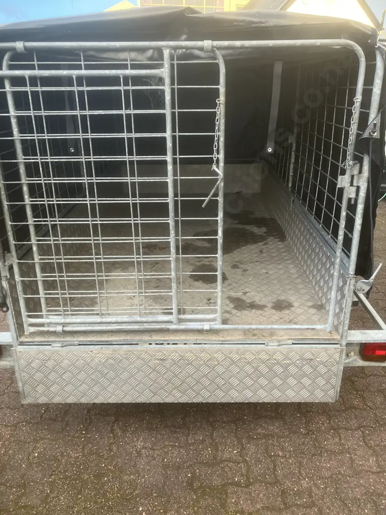 2006 KEA K844T – Single Axle Heavy Duty Tipping Trailer With Cage & Trailer Cover, Reg 21/12/2026, WOF, New Spare Tyre Image 1++