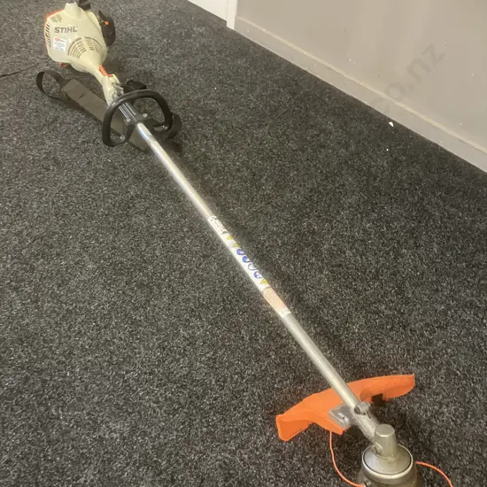 Stihl FS 55 RZ Petrol Line Trimmer With a Shoulder Strap