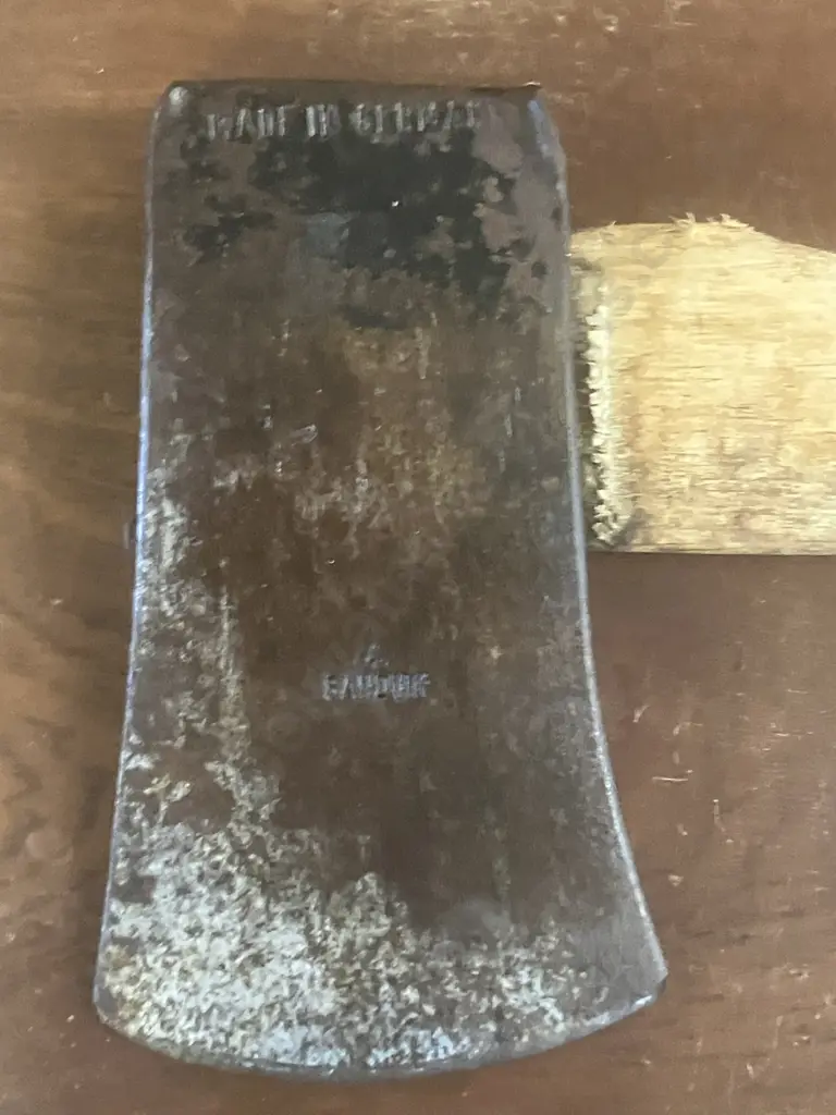 Vintage Sandvik '4' Axe Made In Germany With a USA Original Hickory Handle Image 1++