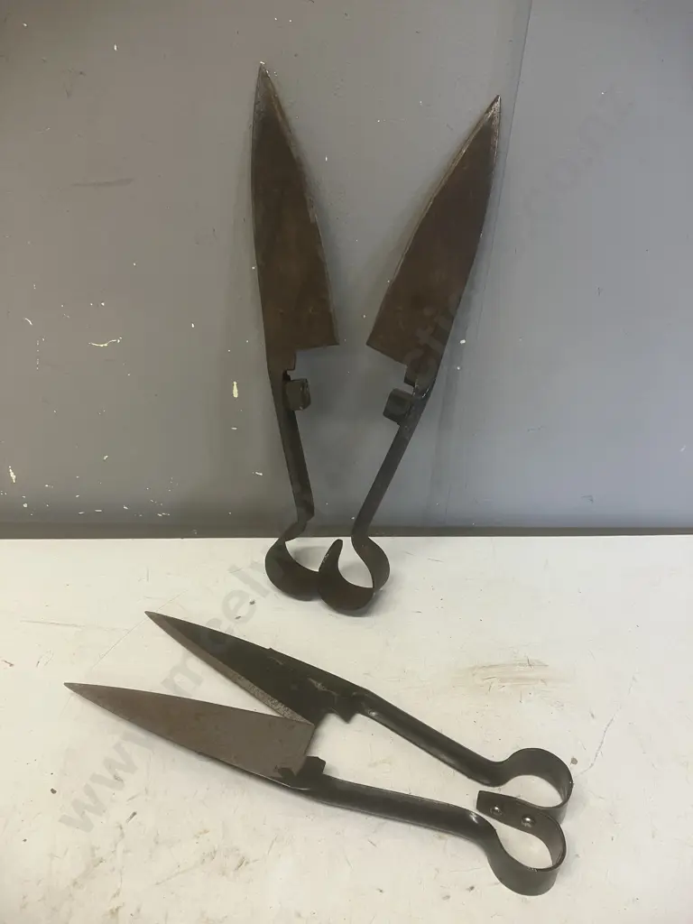Double Bow Sheep Shears (One English Made) Image 1++