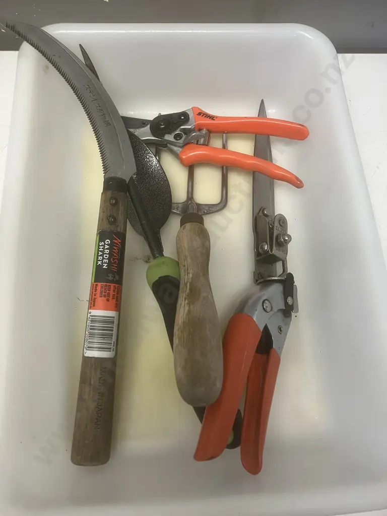 Garden Tools - Niwashi Garden Shark, Stihl Secateurs, Bahco Shears Etc Image 1++