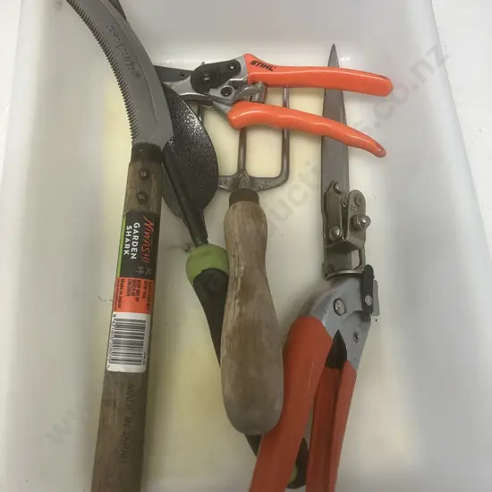 Garden Tools - Niwashi Garden Shark, Stihl Secateurs, Bahco Shears Etc