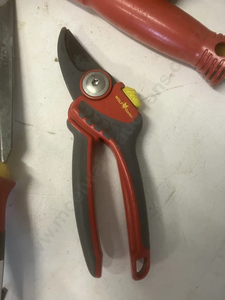 WOLF-Garten Garden Tools - Trowel, Shears, RR4000 Secateurs, Weeding / Planting Knife & Fork Image 1++