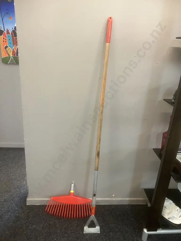 WOLF-Garten Garden Hoe With Wooden Handle & 42cm Rake Head Image 1++