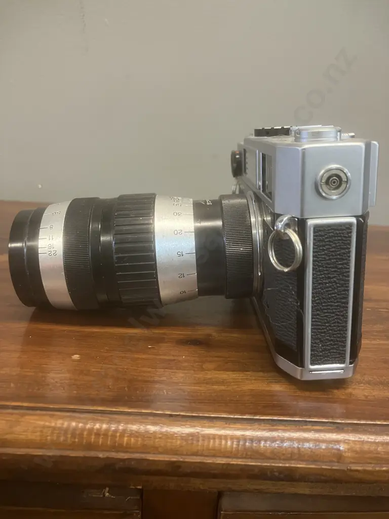 Canon 7s Rangefinder 35mm Film Camera #103920 With 135mm 3.5 Telephoto Soligor Lens LTM L39 - 1965-1967 Japan Image 1++
