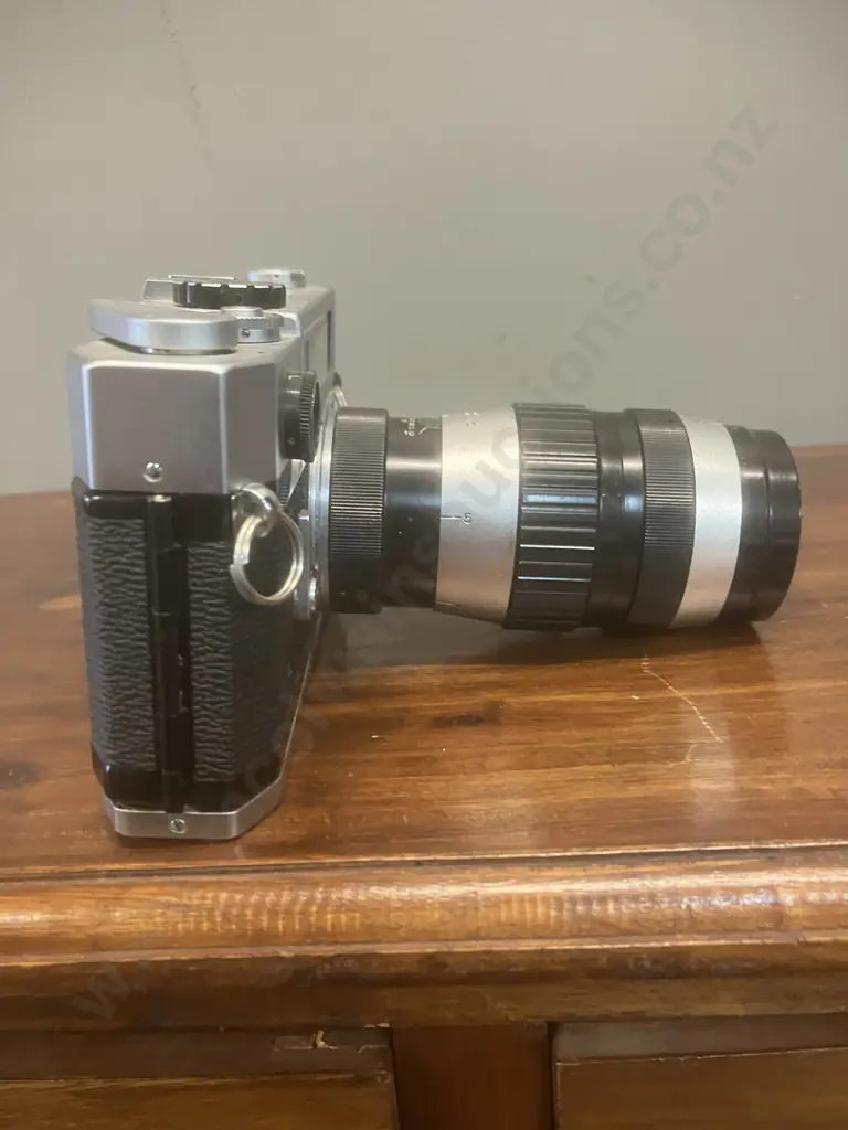 Canon 7s Rangefinder 35mm Film Camera #103920 With 135mm 3.5 Telephoto Soligor Lens LTM L39 - 1965-1967 Japan Image 1++