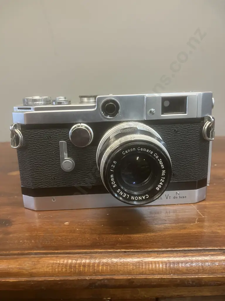 Canon VT de luxe 35mm Rangefinder Camera #562831 With 50mm f2.8 Lens #12466 LTM - Japan 1957 Image 1++