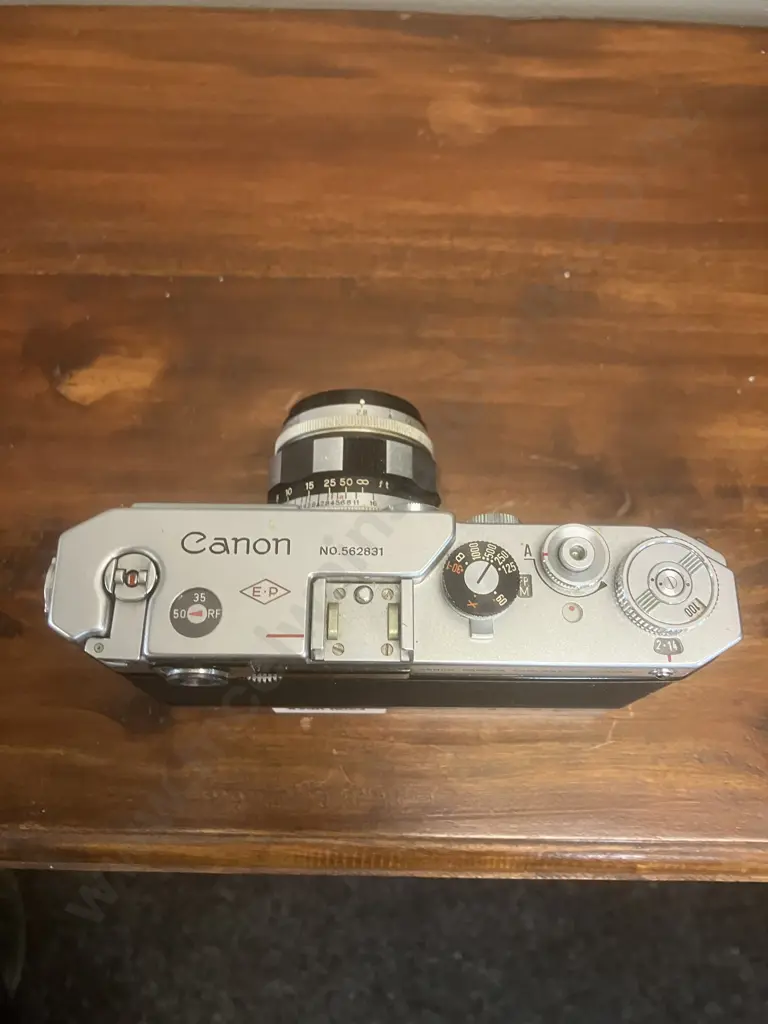 Canon VT de luxe 35mm Rangefinder Camera #562831 With 50mm f2.8 Lens #12466 LTM - Japan 1957 Image 1++