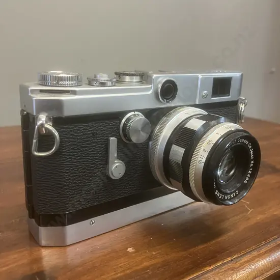 Canon VT de luxe 35mm Rangefinder Camera #562831 With 50mm f2.8 Lens #12466 LTM - Japan 1957