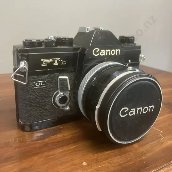 Canon FTb 35mm SLR Film Camera #693935 Canon FL 28mm f/3.5 Lens #53734  Japan 1971