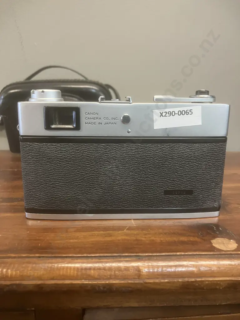 Canon Canonet QL25 35mm Rangefinder Camera #128782 With 45mm f2.5 Canon SE Lens & Leather Case - Japan 1965 Image 1++